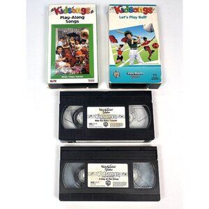 Lot 4 Kidsongs VHS Day at the Circus Roller Coaster Play-Along Songs Play Ball